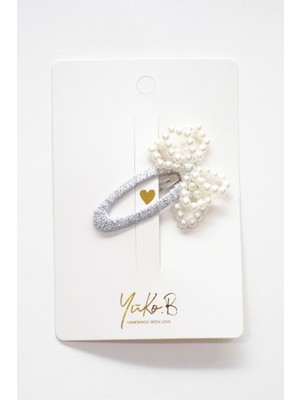 Yuko B.  Paris Milena White Çıtçıt Toka