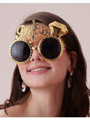 Urfakent Altın Renk Bride To Be Yazılı Gelin Gözlüğü