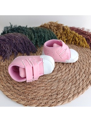 Bebiccino Kız Bebek Pırıltılı Cırtlı Patik Ayakkabı 18-19 No