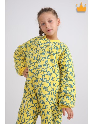 3-9 Yaş 2.5 Tog Sarı Kanarya Taraftar Elyaf Dolgulu Çocuk Uyku Tulumu 6020