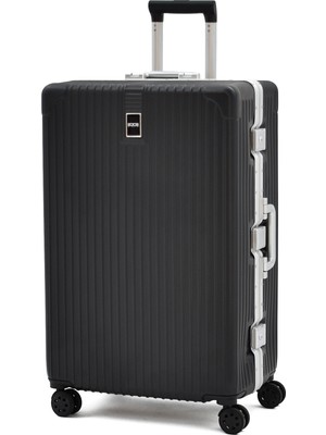 Elatae Alüminyum Alaşımlı Büyük Boy Valiz – Tsa Kilitli, Ultra Dayanıklı Sert Kabuk, 360° Sessiz Tekerlek