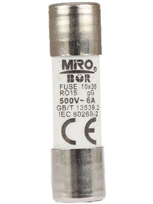 Miro RO15-32A ,10X38MM 32A Gg/yavaş Kartuş Sigorta