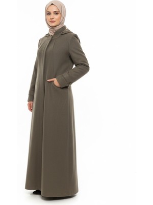 Perinaz Kadın Büyük Beden Kaşmir Kaşe Manto