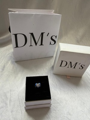 DMs Silver Blue Heart Gümüş Charm'ı