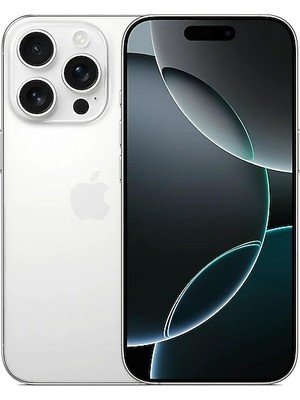Yenilenmiş Apple iPhone 16 Pro 128 GB Beyaz Titanyum 6 inç Ekran ile A Grade 12 Ay Garantili