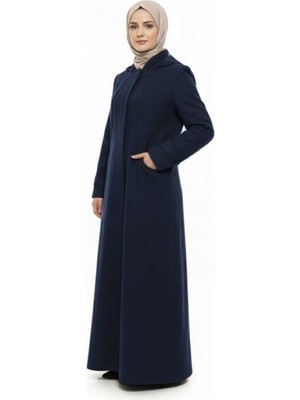 Perinaz Kadın Büyük Beden Kaşmir Kaşe Manto