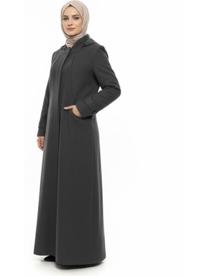 Perinaz Kadın Büyük Beden Kaşmir Kaşe Manto