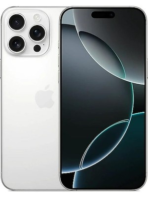 Yenilenmiş Apple iPhone 16 Pro Max 256 GB Beyaz Titanyum (12 Ay Garantili) - B Grade