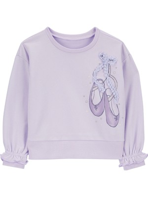 Carter's Küçük Kız Çocuk Sweatshirt
