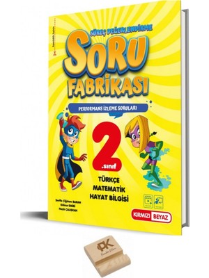 Kırmızı Beyaz 2. Sınıf Yeni Nesil Soru Fabrikası ve Telefon Standı
