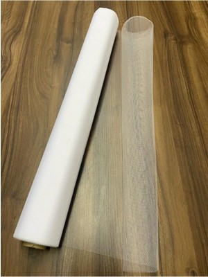 Elioure 10 Metre Grek Tül Süs Tülü Kapı Süsü Bebek Nikah Şekeri Beyaz