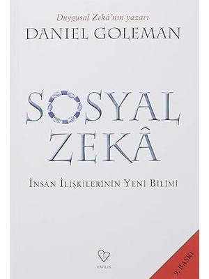 Varlık Yayınları Sosyal Zeka: Insan Ilişkilerinin Yeni Bilimi + Depresyondan Çıkış Yolu: Kendi Kendine Yardım Kitabı