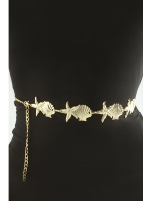 Deniz Yıldızı Metal Zincir Kemer