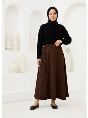 Miostil Ön Kapak Detay Scuba Etek-Kahve