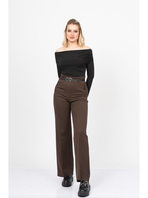MissVina Addison Kemerli Kumaş Pantolon 30323