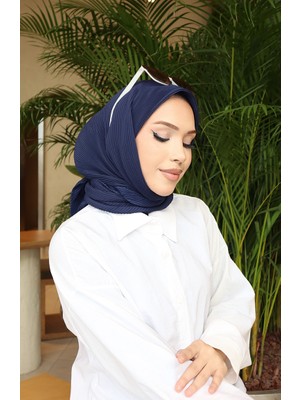 Pilise Eşarp 70345-08 Lacivert