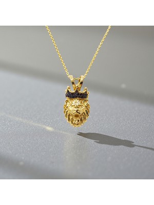 Nova Grup Aslan Kolye Uçlu 14 Ayar Altın Kolye