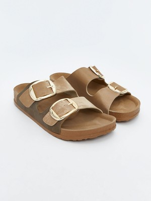 Lc Waikiki Yeni Sezon Deri Görünümlü Kadın Terlik