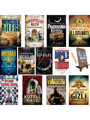 Kariyer Yayınları Rothschild Ailesi - Illuminati - Rockefeller Ailesi - Evanjelizm - Kutsal Kase / 12 Kitap - Ali Kuzu