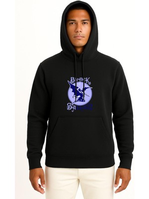 Bahriyeli Collection Kapüşonlu Black Sabbath Göğüs Baskılı Unisex Sweatshirt