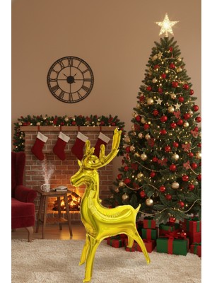 RPS Küçük Gold Ayaklı Geyik Folyo Balon