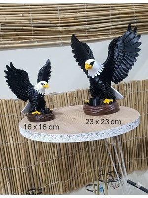 Ceymen Kara Kartal Dekoratif Obje