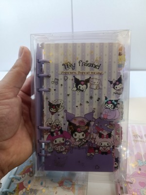 Meyra Accessories Sanrio Kawaii Lüx Şeffaf Kılıfli Kapaklı Notebook Defter Kutulu Hediyelik Lüx A Kilete Defter