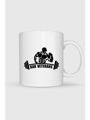 Bahriyeli Collection  Bar Veterans Gym Fitness Baskılı Kupa Bardak
