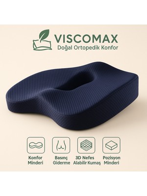 Özbience Ortopedik Oturma Simidi, Koltuk Minderi, Visko Kuyruk Sokumu Yastığı