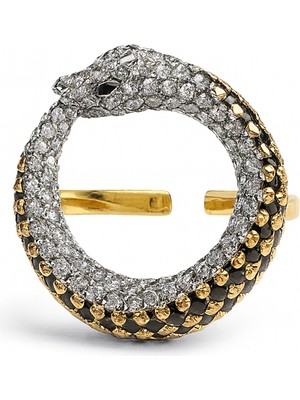 Venüs Design Çelik Taşlı Yüzük( Ayarlanabilirdir )