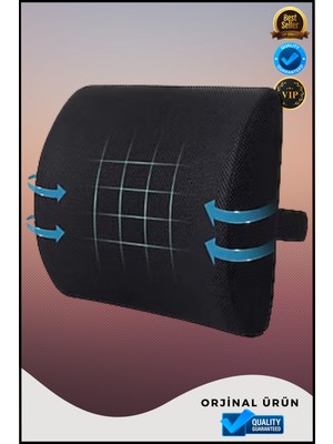 Özbience Ortopedik Ofis ve Araç Bel Destek Yastığı, Sırt Konforu ve Destekli Rahatlık