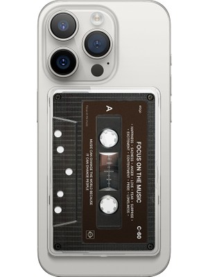 Elago iPhone Magsafe Uyumlu Manyetik Kartlık – Kaset Stili Ince Tasarım Kart Tutucu