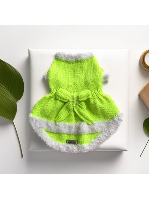 Lady Fify Kedi ve Köpek Için Neon Lolita Yeni Yıl / Noel Kazağı