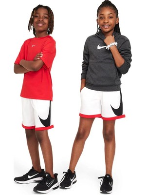 Nike Dri-Fit Multi+ Unisex Çocuk Beyaz Spor Şortu FV0269-100