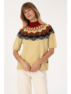 U.S. Polo Assn. Kadın Beyaz Kazak 50310064-VR110