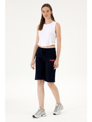 U.s. Polo Assn. Kadın Lacivert Şort (Örme) 50307841-VR033