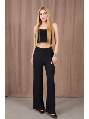 Colezium Kadın Bürümcük Kumaş Pantolon