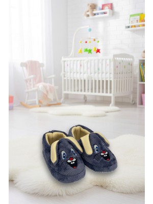 Livona Store Ultra Yumuşak Tavşan Suratlı Bebek & Çocuk Panduf – Kaymaz Taban, Sıcacık Kışlık Model