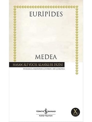 İş Bankası Kültür Yayınları Medea – Euripides + Antonius ve Kleopatra - Hasan Ali Yücel Klasikleri