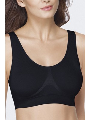 FitQueen Göğüs Toparlayıcı Kalın Askılı Spor Büstiyer Korse – Push Up Destekli, Toparlayıcı, Rahat ve Nefes Alan Sporcu Büstiyeri