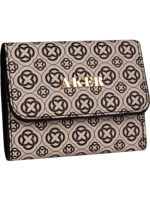 Aker Siyah Monogram Cüzdan CNT20162