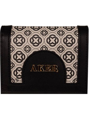 Aker Siyah Monogram Cüzdan CNT20163