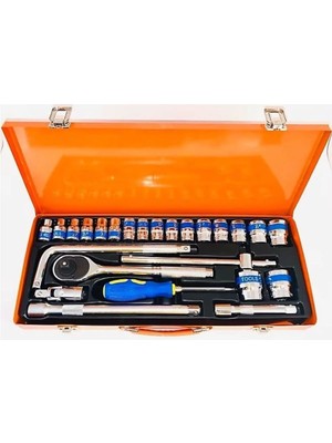 Diyar-ı Fırsat 25 Parça 1/2 Lokma Seti Chrome Vanadium Parlak