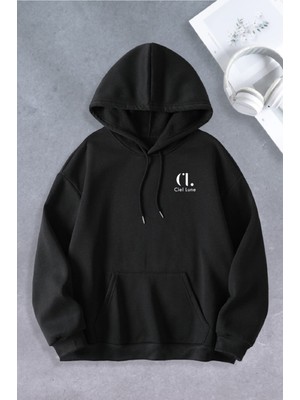 Nevermind Unisex Kadın Erkek Ciel Lune Markalı Oversize Sweatshirt