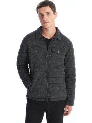 Lc Waikiki Yeni Sezon Slim Fit Gömlek Yaka Erkek Mont