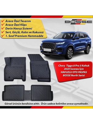 Chery Tiggo 8 Pro Paspas Araca Özel 2020 Sonrası 5 Koltuk Avantgard Derin Havuzlu Bosse North Seri
