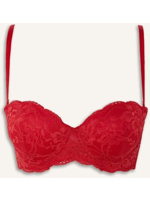 DeFacto Dantel Detaylı Yarım Dolgulu Balenli Straplez Sütyen G1181AX25WN