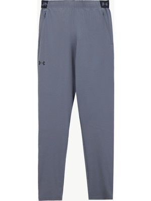 Under Armour 1390055-025-VANISH Woven Tapered Pa Gri Lastikli Bel Normal Düz Erkek Eşofman Altı