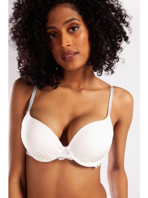 Çamaşır Kenti Goldy Heavy Push Up Bra, Ekru Renk  Konforlu ve Şık Sütyen
