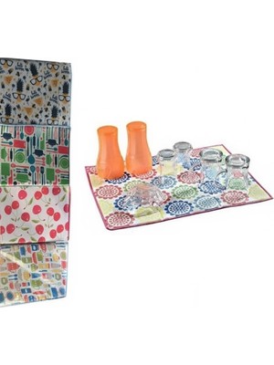 Toptan Bulurum 5 Adet Kurutmalık Mikrofiber Kurutma Bulaşık Altlığı